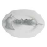 Mystery, Serving Plate L - Oval White