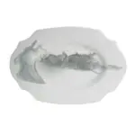 Mystery, Serving Plate M - Oval White