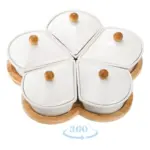 Woody, Plum Blossom Snack Dish