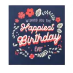 Emma5, Greeting Card Happiest Birthday